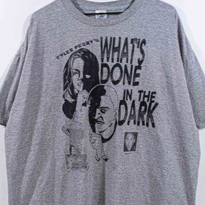 Tyler Perry's Whats Done In The Dark Play T-Shirt 3XL Y2k Streetwear